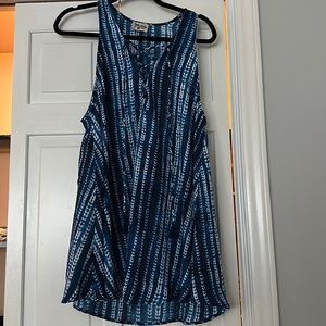 Beautiful lace up shift dress! Show me your Mumu